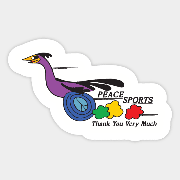 Peace Sports Logo Sticker by RealFanShitOnly/Peace.Sports